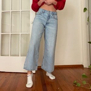 Zara Wide Leg Jeans - US 6